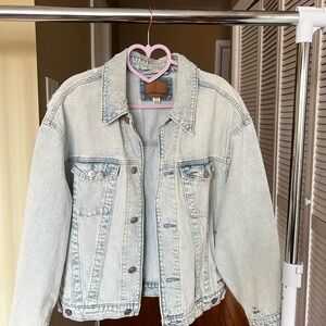 American Eagle Outfitters Light Blue Denim Jacket